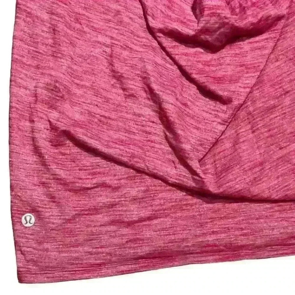 Lululemon Low Key Tank Heathered Ruby Red Size 6 Active Athletic Lightweight - Picture 8 of 10